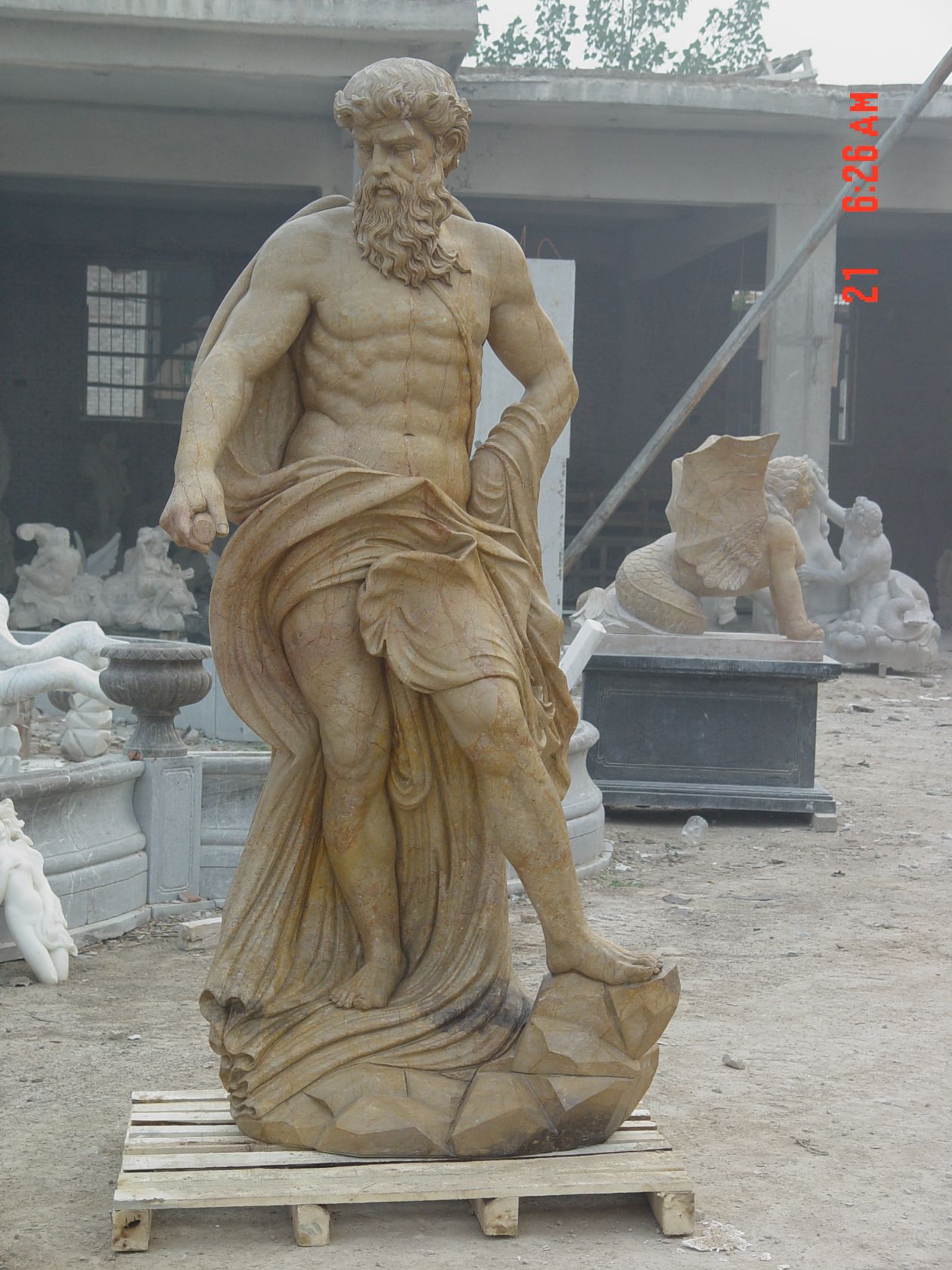 marble resin garden statues